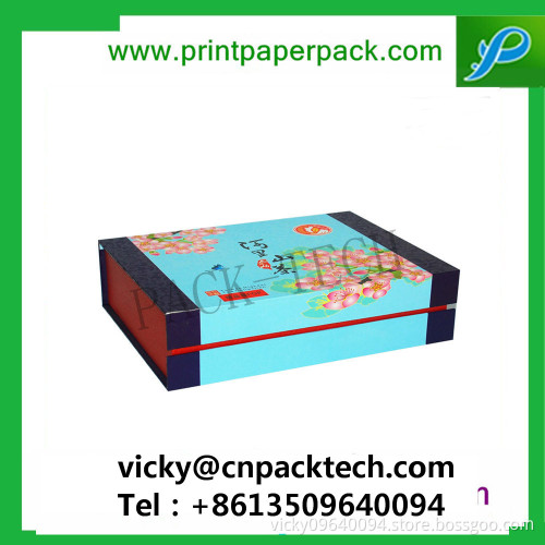 Modern Superior Embossing Handmade Paper Jewelry Storage Boxes Hamper Donut Cookie Gift Paper Box